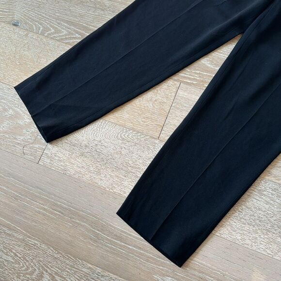 Babaton Cohen Pleated Dress Pant Pull-On Ankle 24" Black Sz0 - Picture 8 of 11
